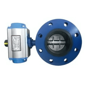 PNEUMATIC ACTUATOR OPERATED BUTTERFLY VALVE